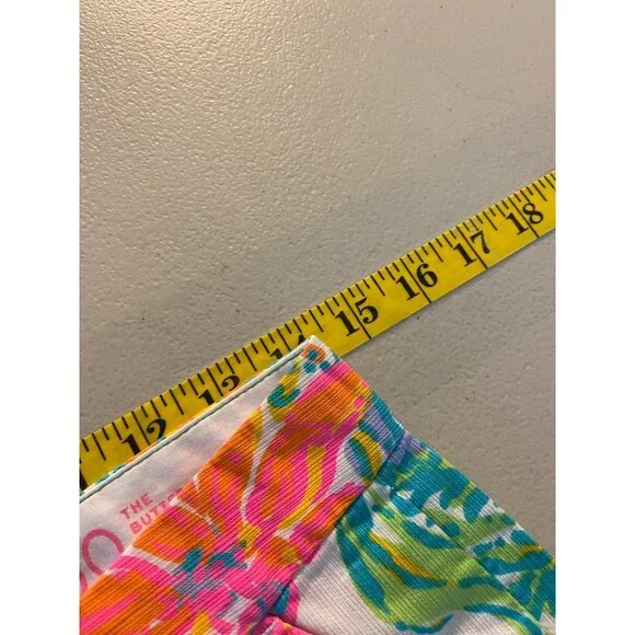 Lilly Pulitzer The Buttercup Short Multicolor Scalloped Hem Size 00 - Picture 7 of 9